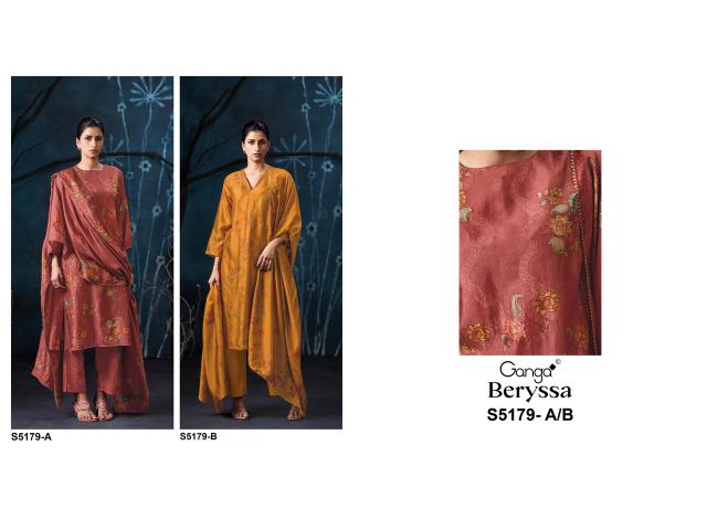 Ganga beryssa 5179 dress material wholesale price